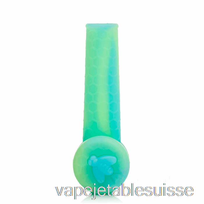 Vape Suisse Stratus Trio Silicone Pipe Aqua Glow (uv Bleu / Uv Vert)